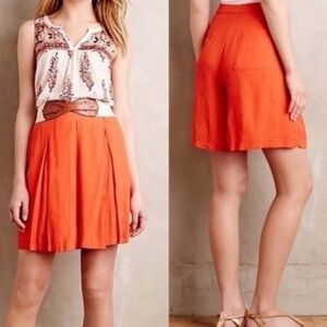 Anthropologie Sunday in Brooklyn Gerbera Shorts in Orange Size 6